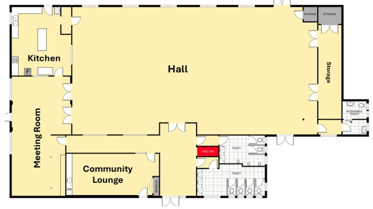 Floorplans - 2D (Sunderland Lounge)